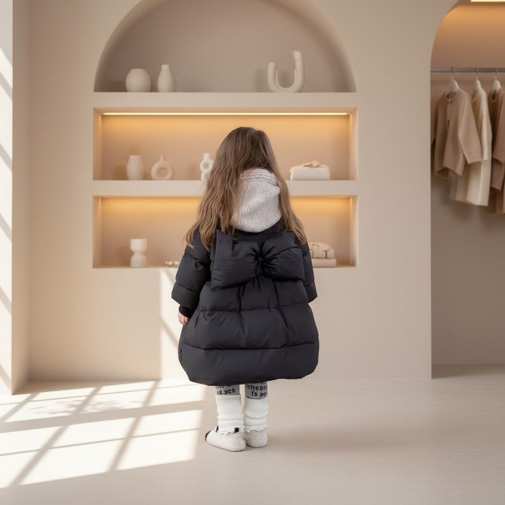 Arabella Ruffle Puffer Coat