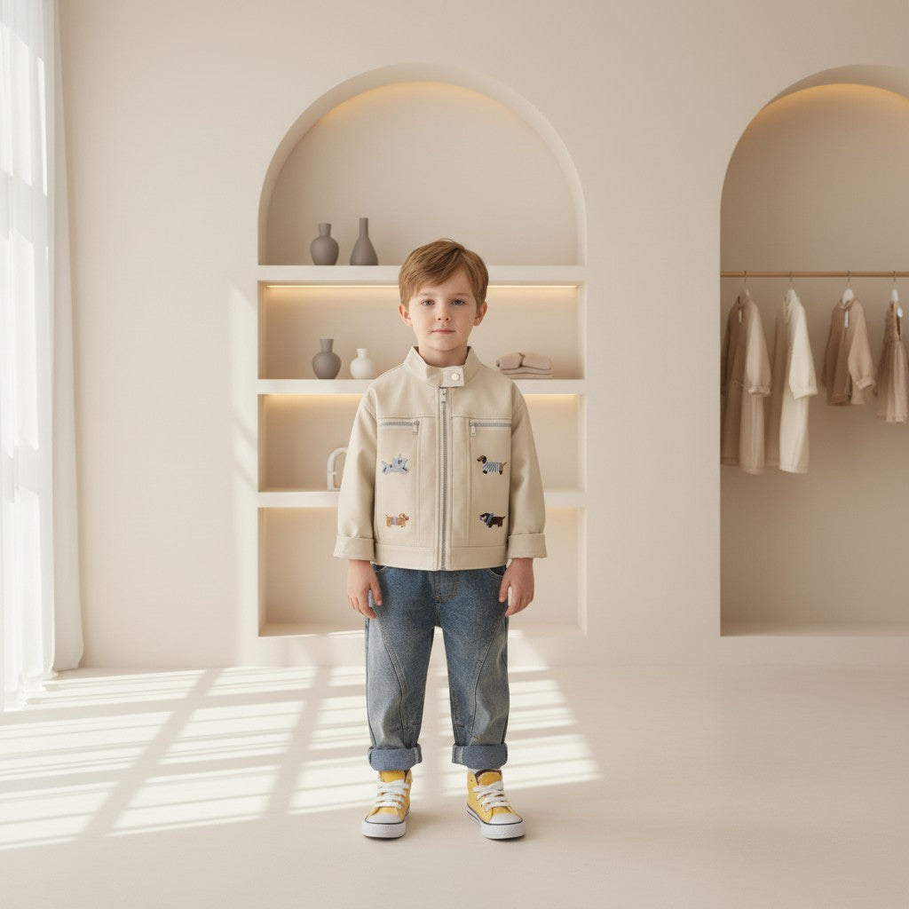 Little Explorer Vintage Denim Set