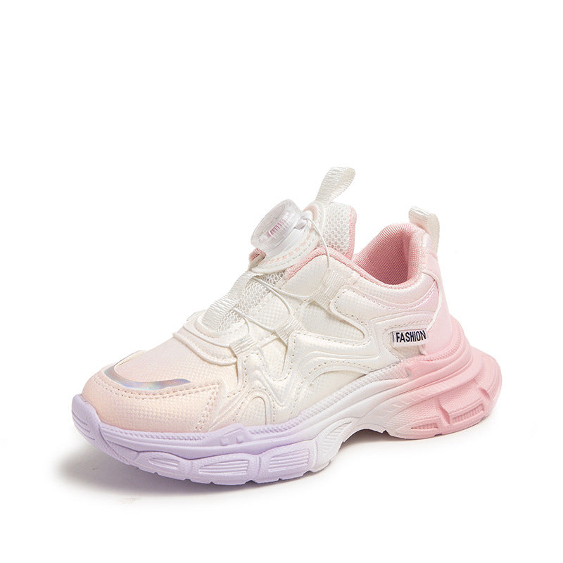 Girls Leather Sneakers