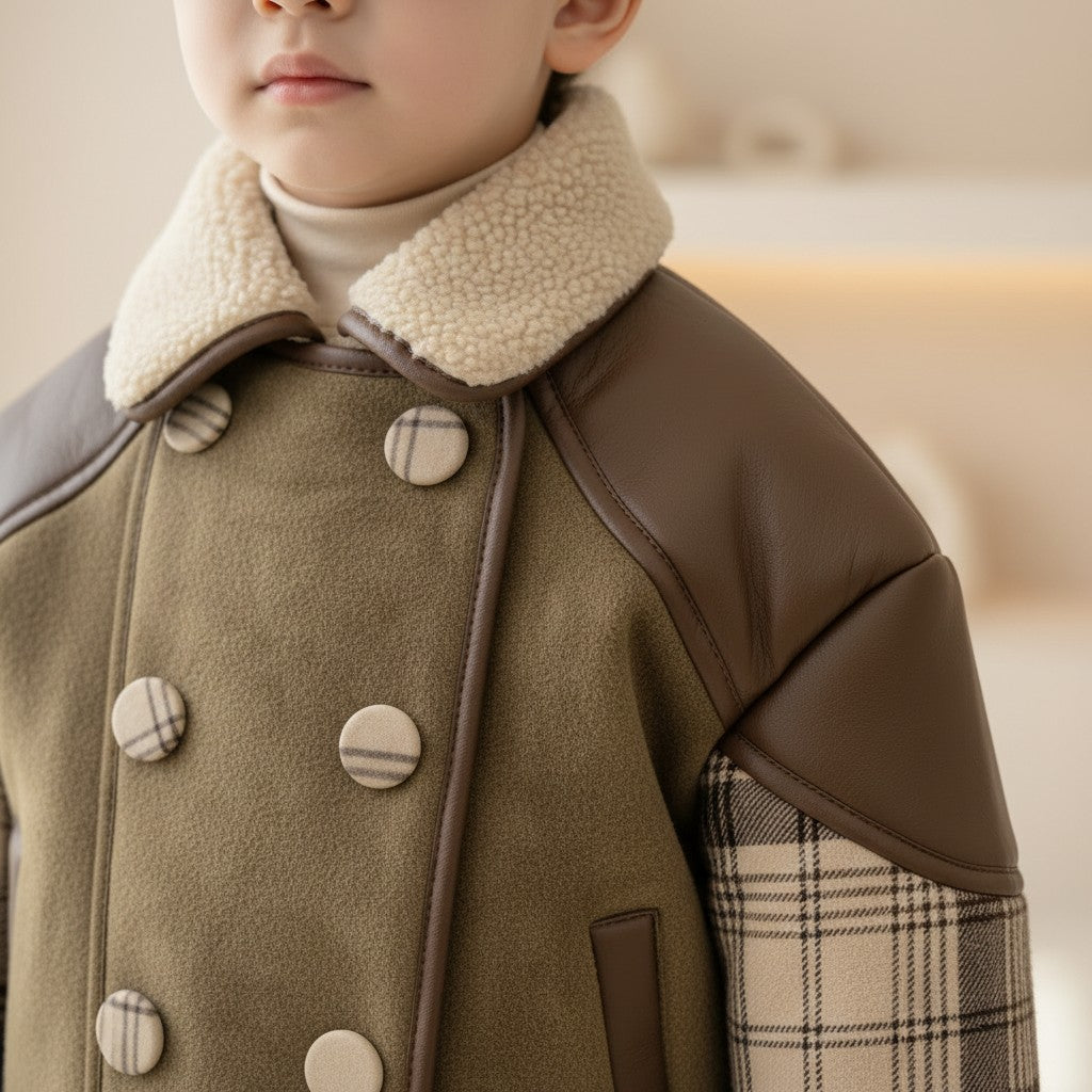 Bennett Plaid & Teddy Jacket