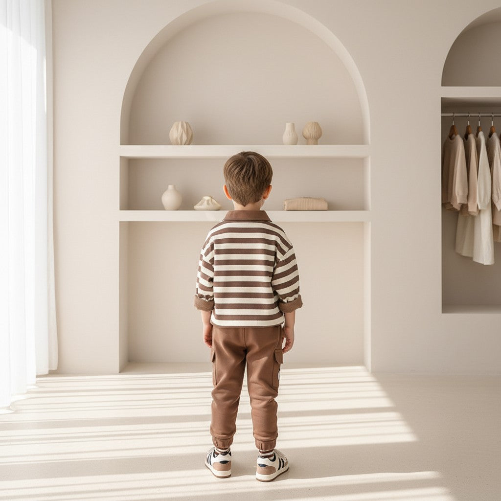 Theo Cozy Stripe Set