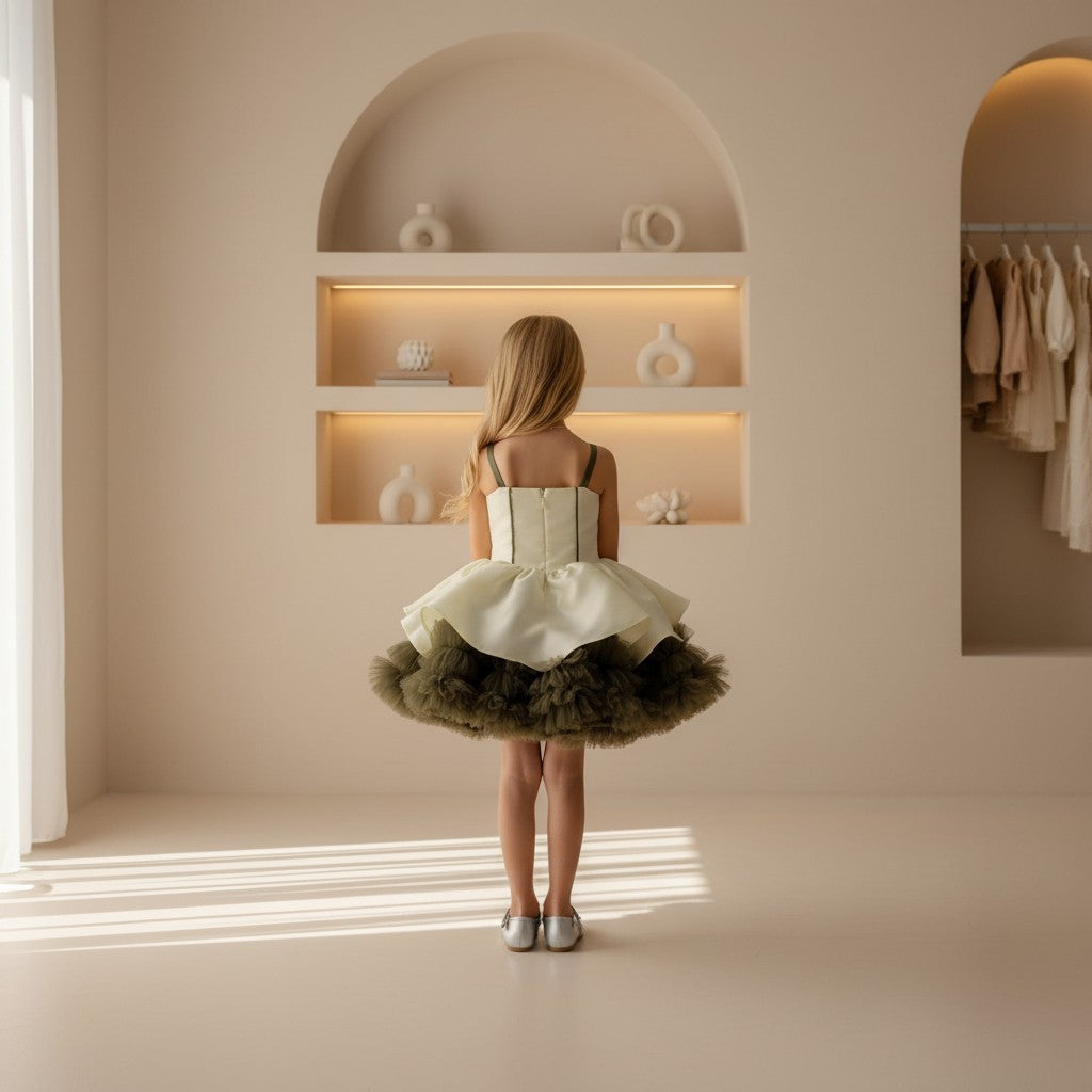 Emerald Princess Tulle Dress