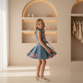 Rosalie Denim Bloom Dress
