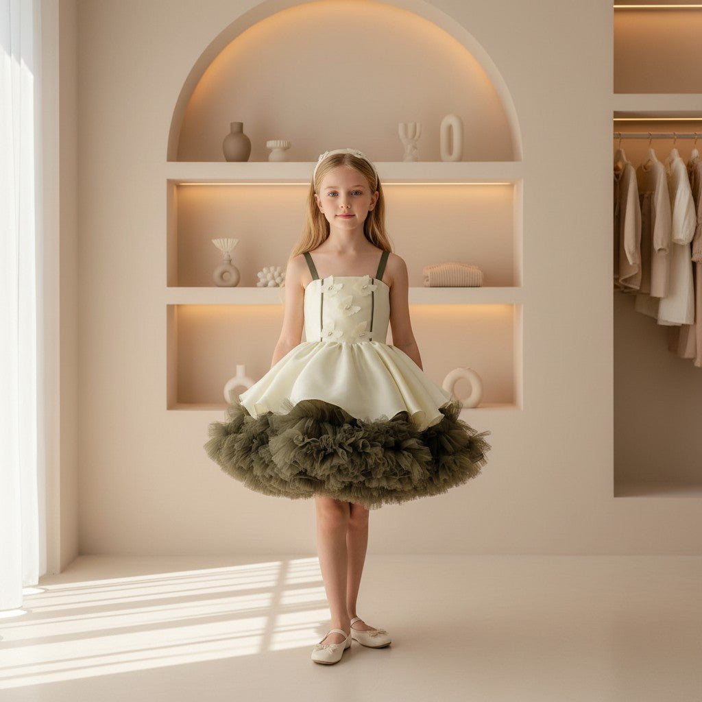 Emerald Princess Tulle Dress