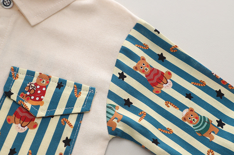 Milo Striped Shirt & Pants Set