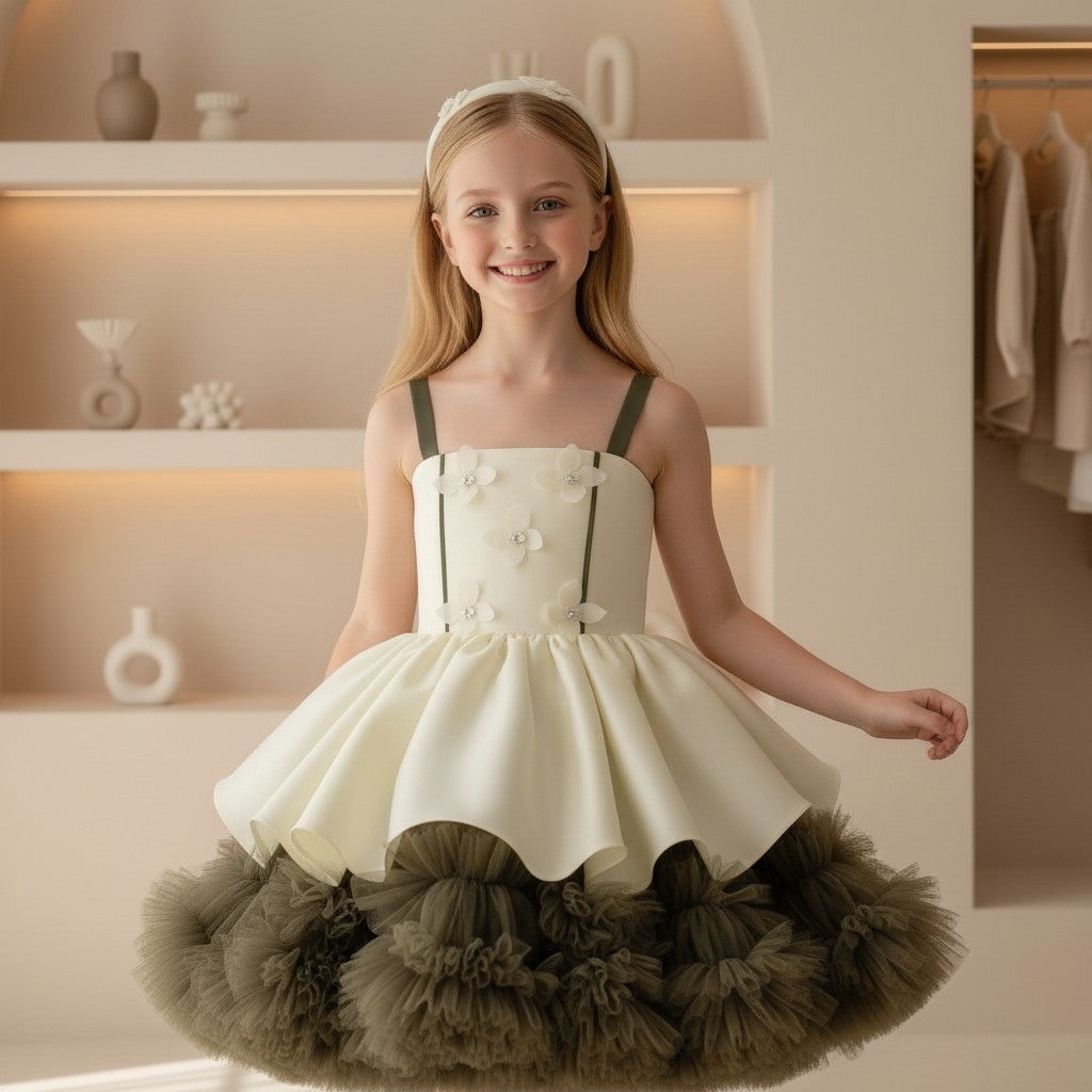 Emerald Princess Tulle Dress