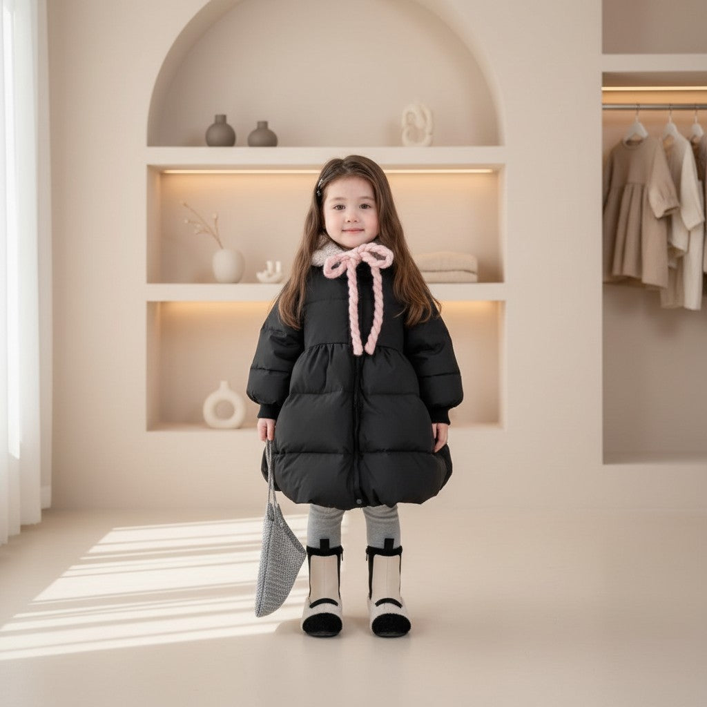 Arabella Ruffle Puffer Coat