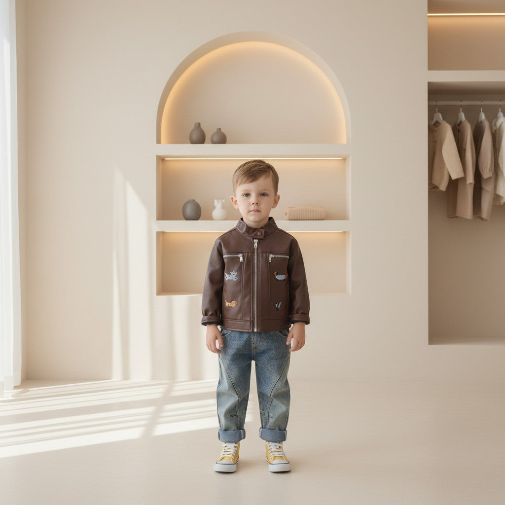 Little Explorer Vintage Denim Set