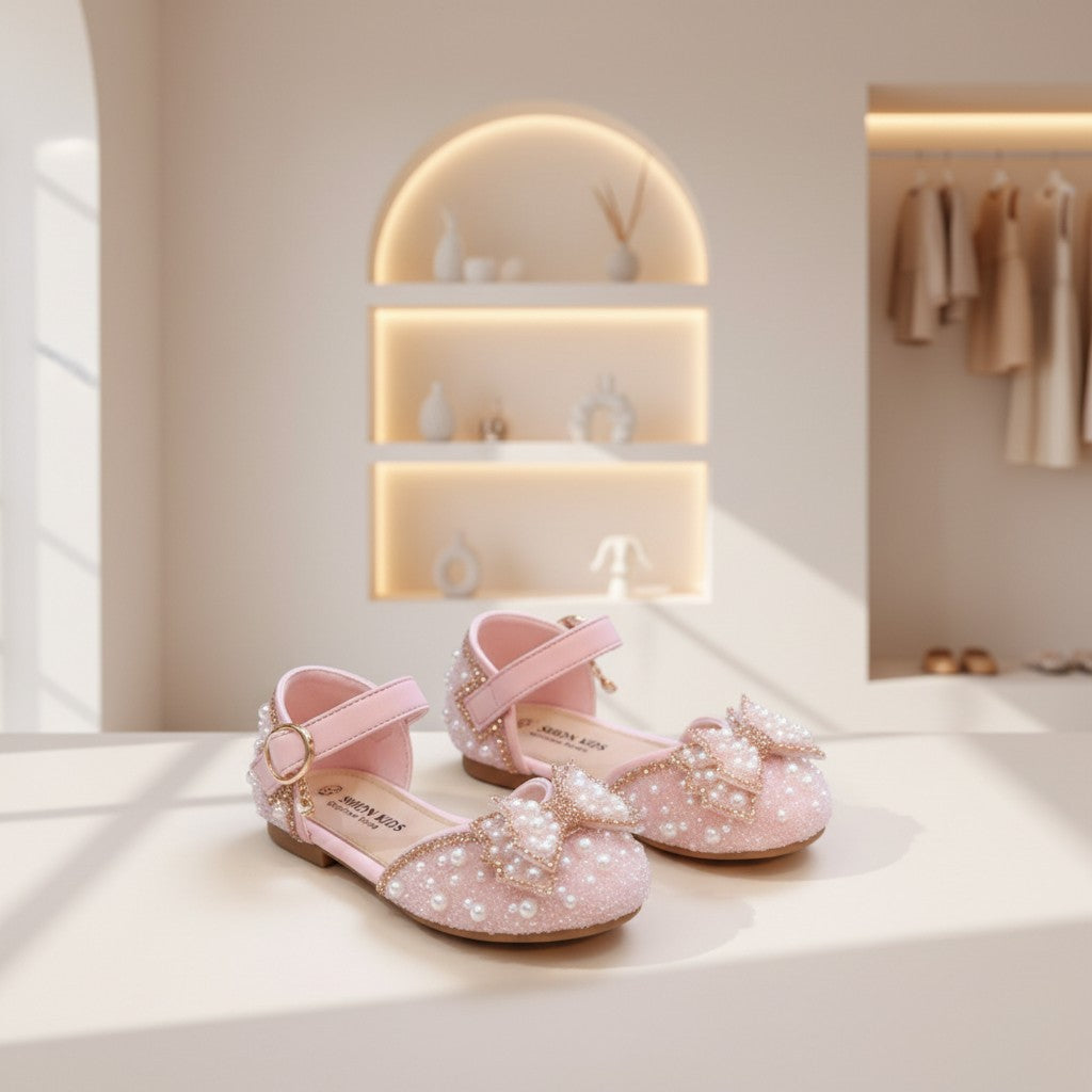Aurora Pearl Bow Sandals