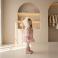 Rosalie Bow & Ruffle Puffer Coat