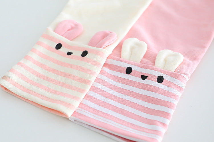 Blush Bunny Bow  Set