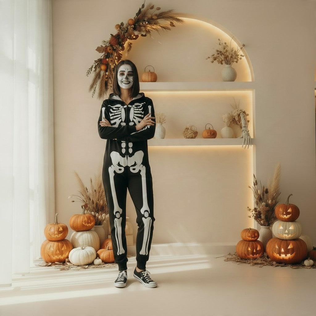 Matching Family Skeleton Onesie Pajamas