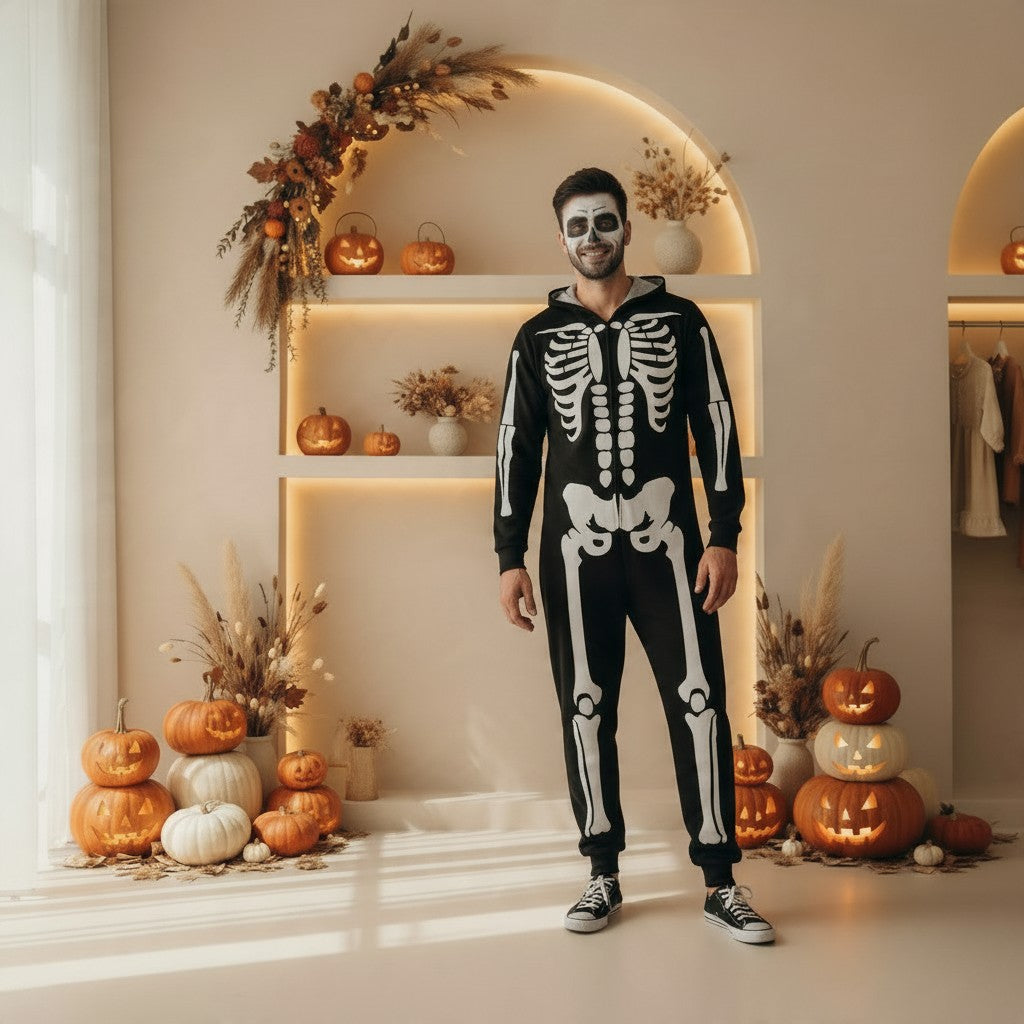 Matching Family Skeleton Onesie Pajamas