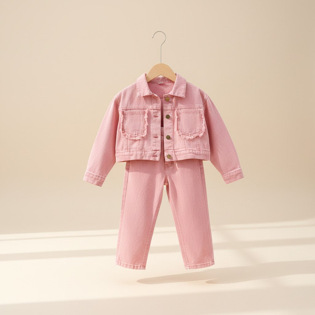 Little Blossom Denim Set