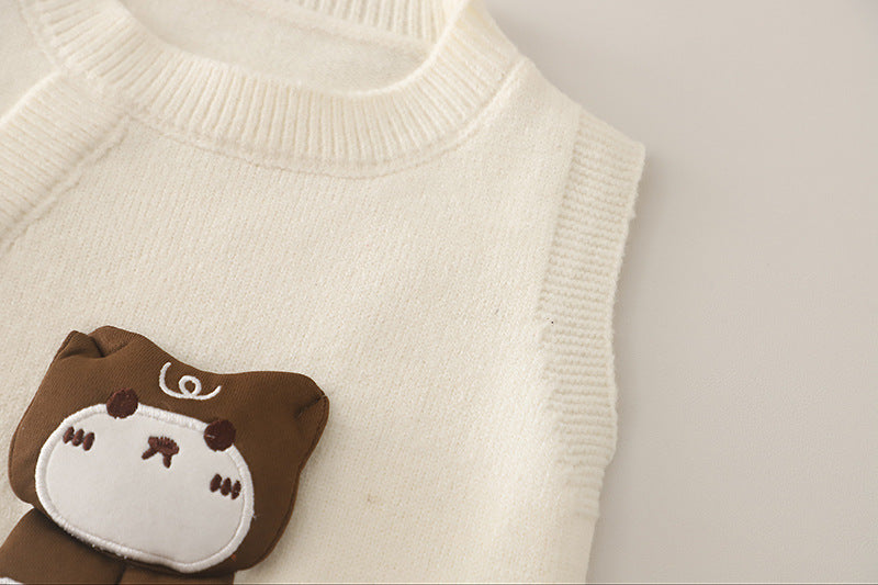 Little Gentleman Korean Knit Set
