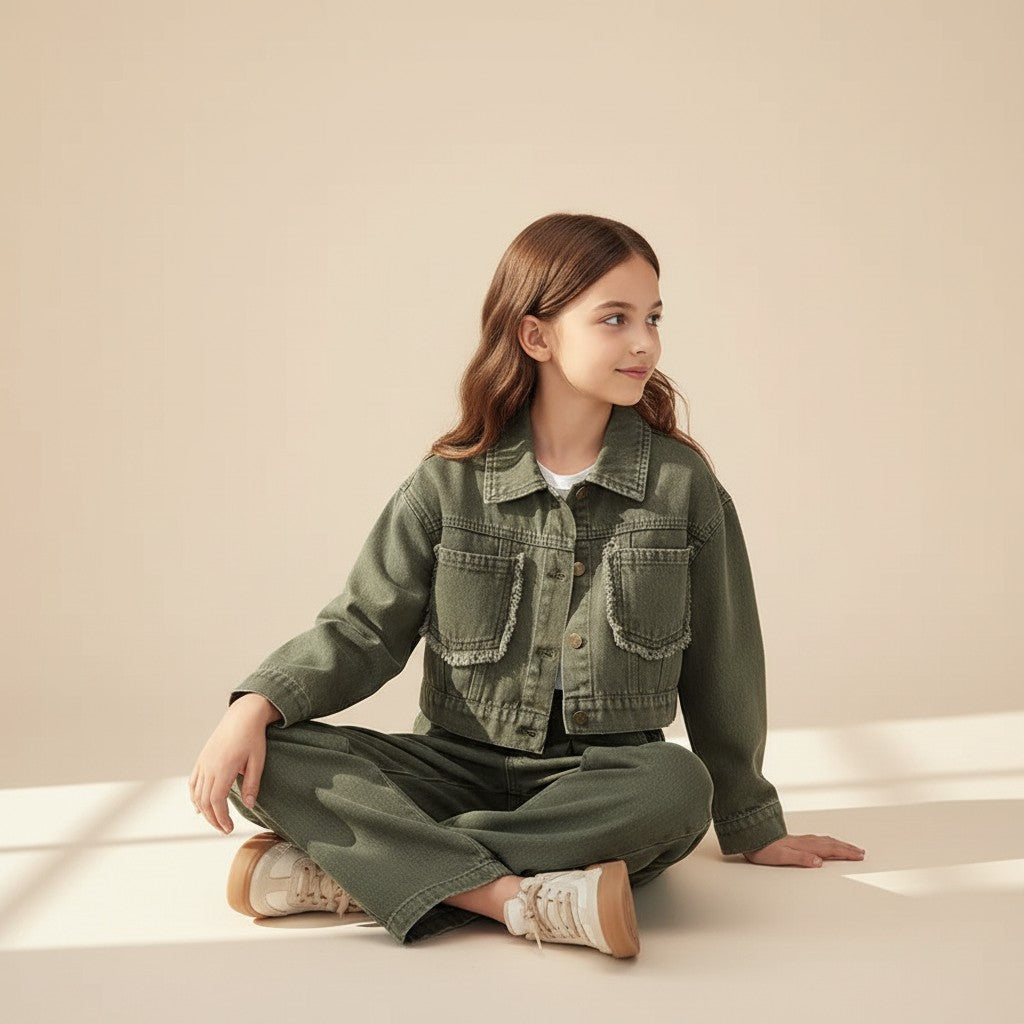 Little Blossom Denim Set