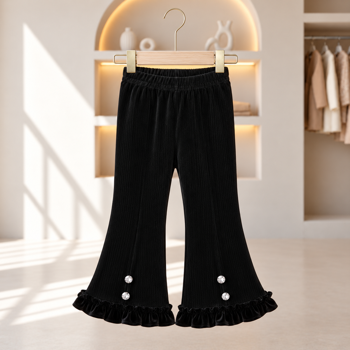Isla Quilted Jacket & Flare Pants Set