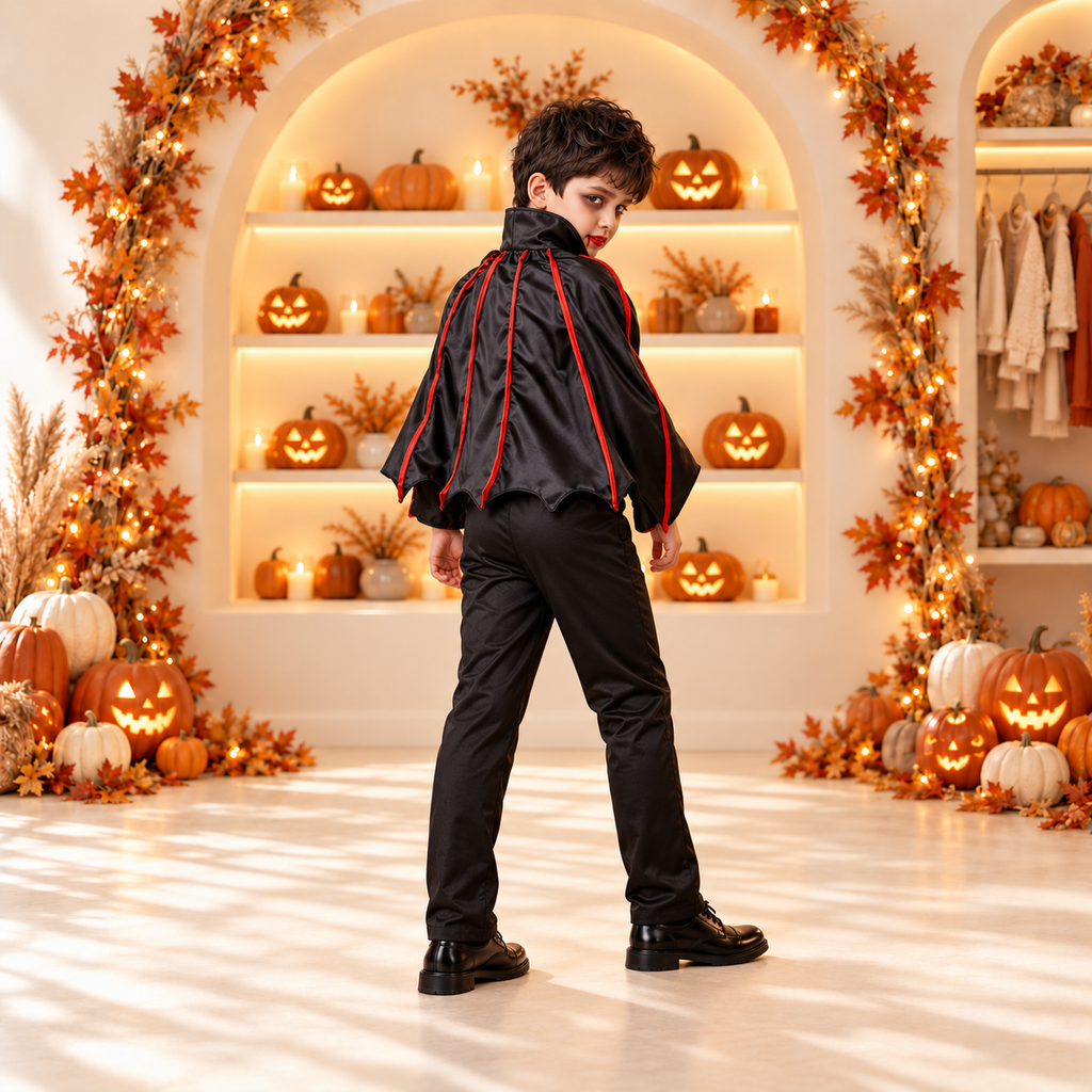 Kids’ Vampire Halloween Costume — Boy & Girl Styles