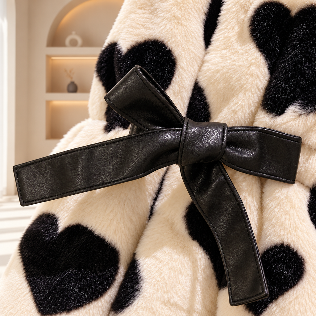 Amelie Heart Bow Coat