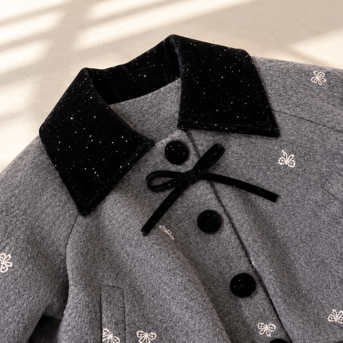 Isla Quilted Jacket & Flare Pants Set