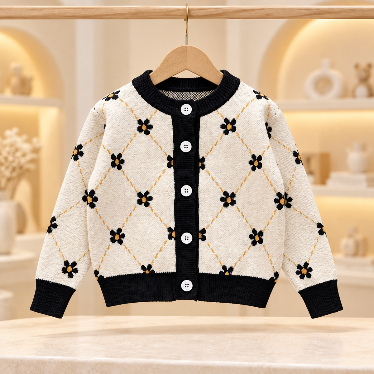 Colette Floral Cardigan & Skirt Set