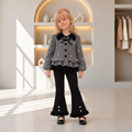 Isla Quilted Jacket & Flare Pants Set
