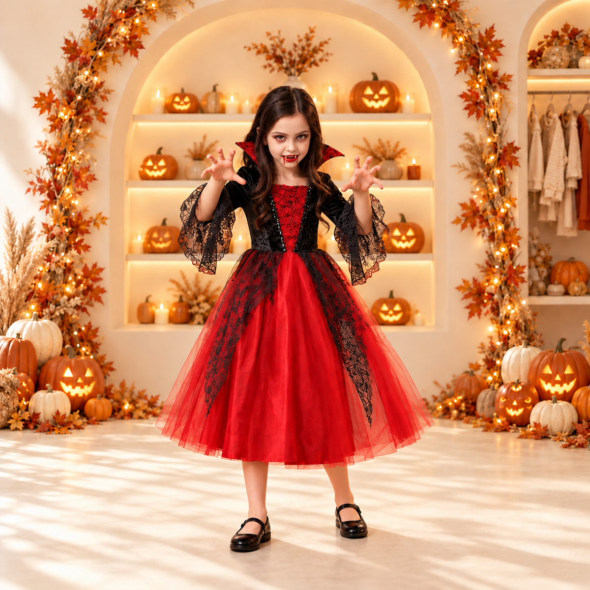 Kids’ Vampire Halloween Costume — Boy & Girl Styles