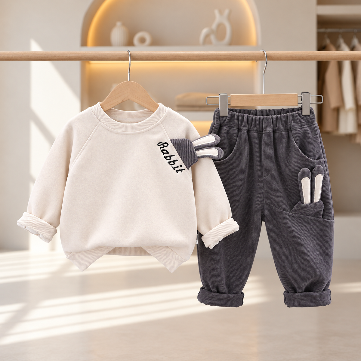 Benny Bunny Sweatshirt & Pants Set