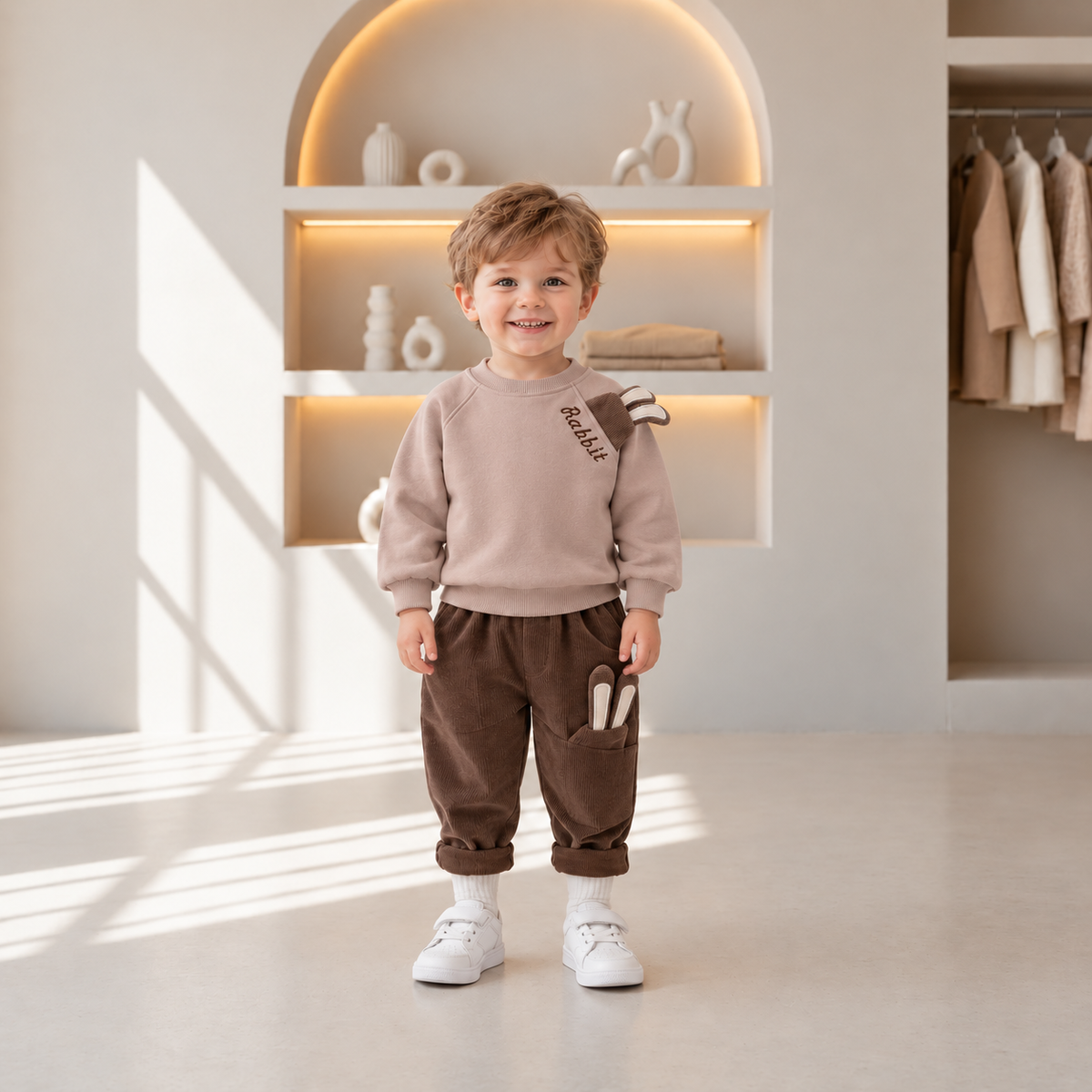 Benny Bunny Sweatshirt & Pants Set