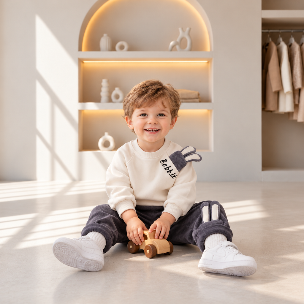 Benny Bunny Sweatshirt & Pants Set