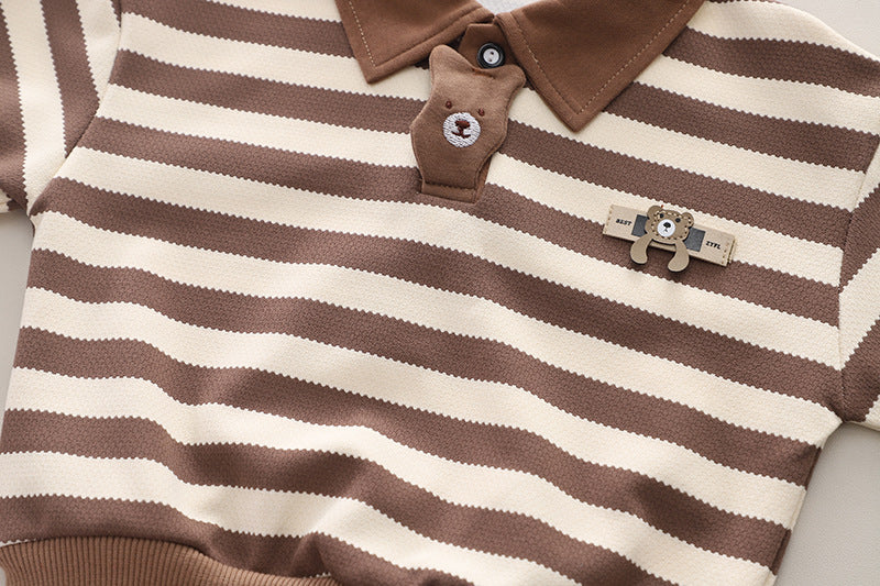 Theo Cozy Stripe Set