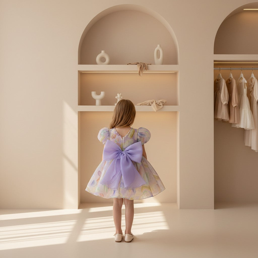 Pastel Petal Princess Dress
