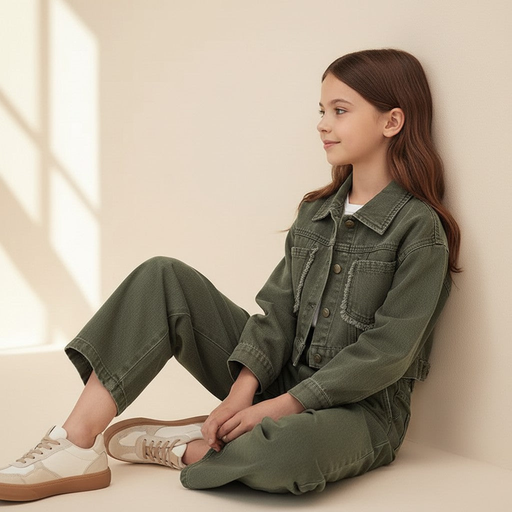 Little Blossom Denim Set