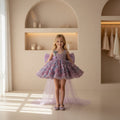 Seraphina Lavender Floral Princess Dress