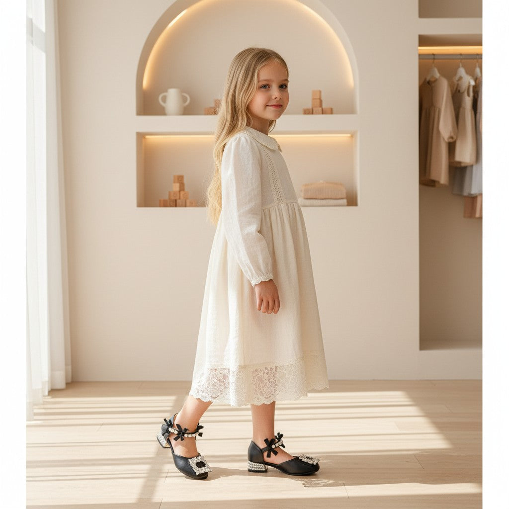 Celestia Crystal Bow Sandals