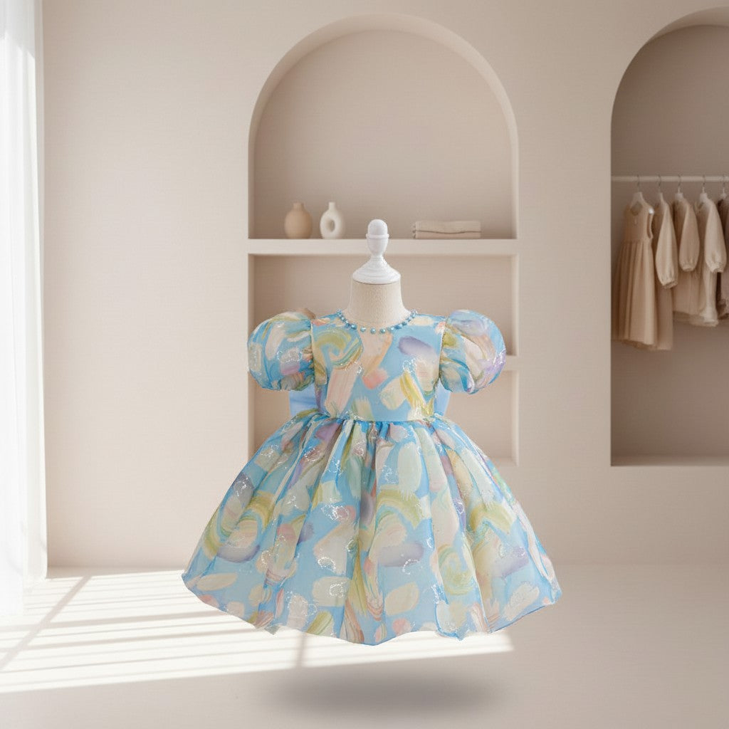 Pastel Petal Princess Dress