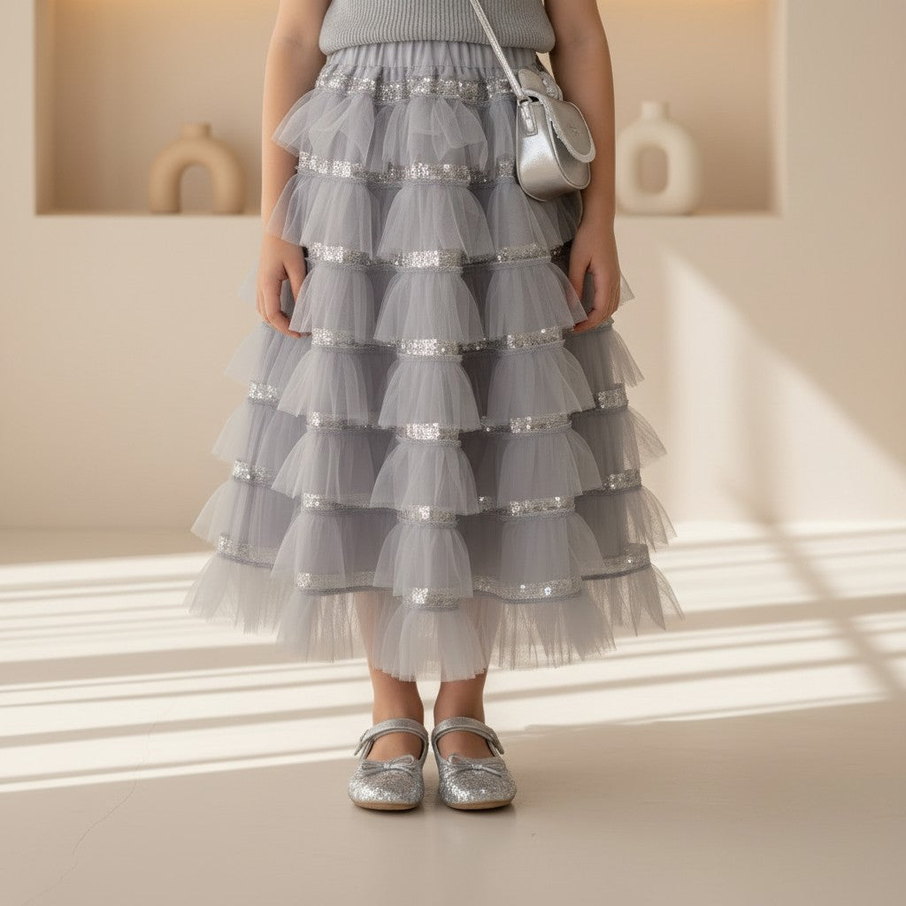 Silver Belle Tulle Set