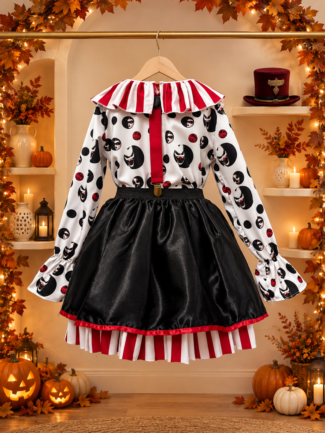 Gothic Doll Family Costume Set: Mom, Dad & Girl (Halloween)