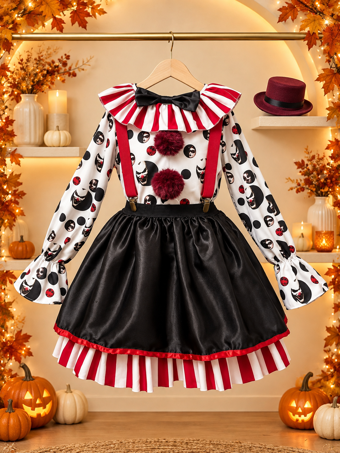 Gothic Doll Family Costume Set: Mom, Dad & Girl (Halloween)