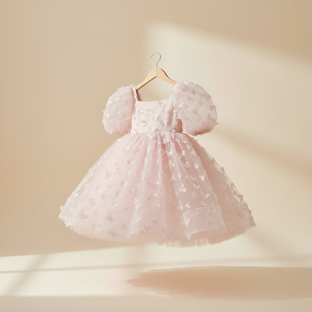Blossom Whisper Tulle Dress