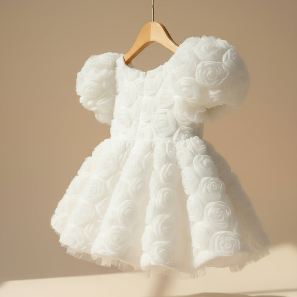 Rosette Cloud Tutu Dress