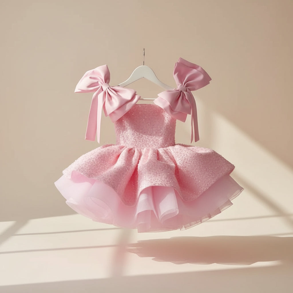 Rosalie Sparkle Bow Dress