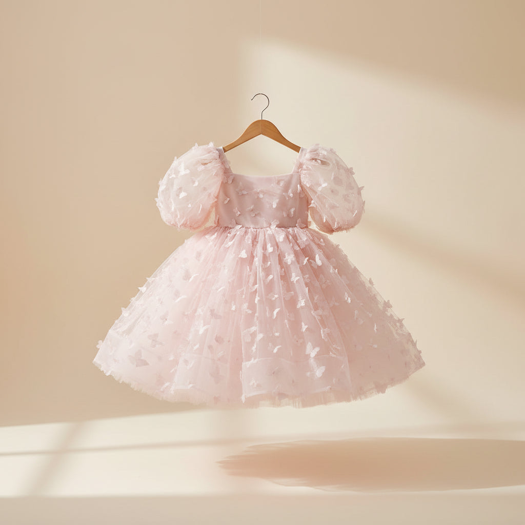Blossom Whisper Tulle Dress