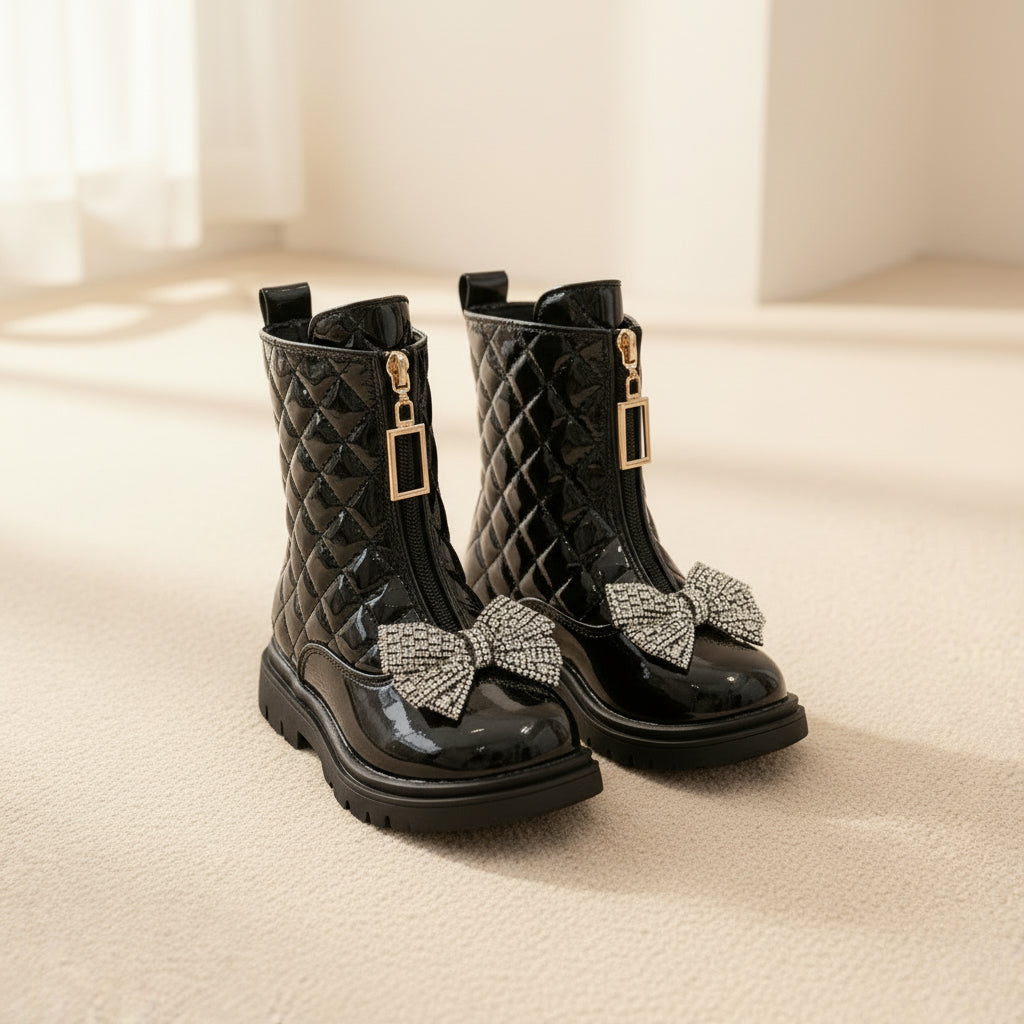 Midnight Charm Lace Boots