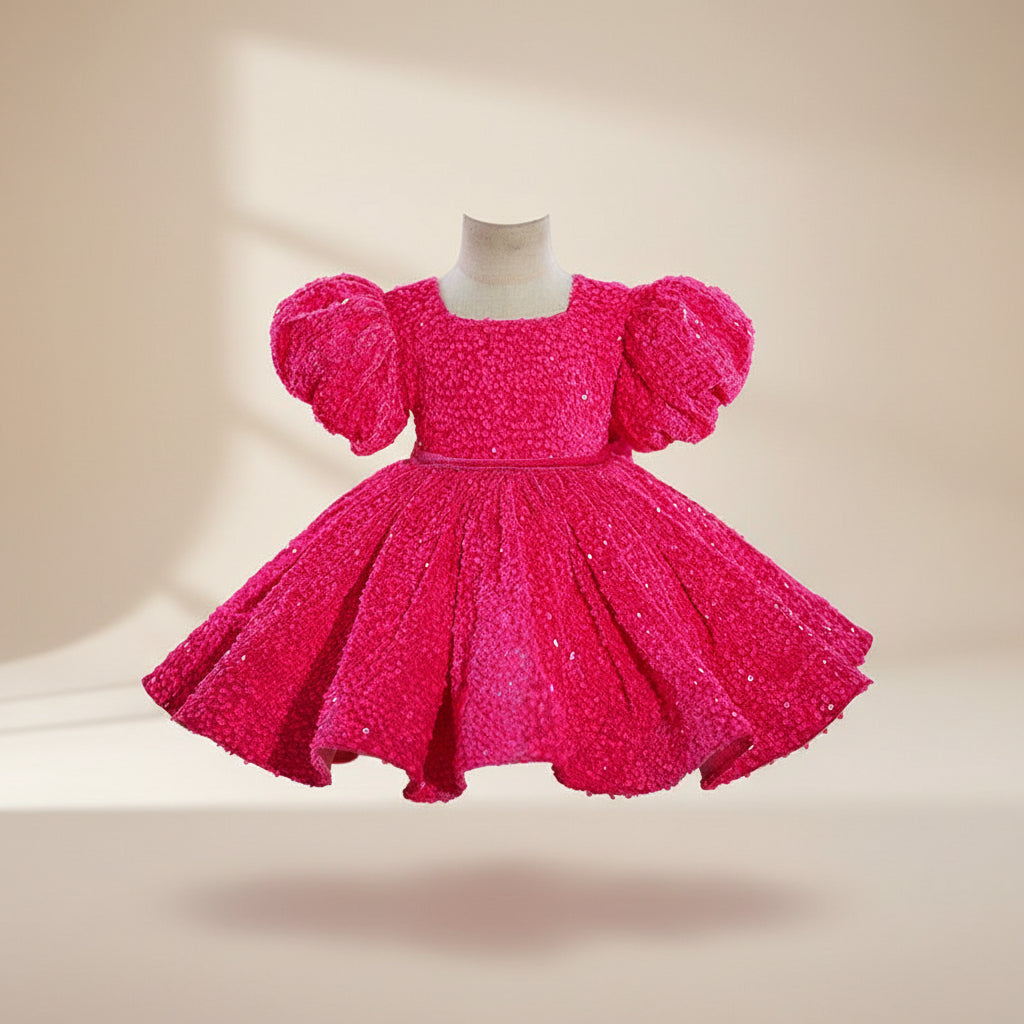 Scarlet Sparkle Tulle Dress
