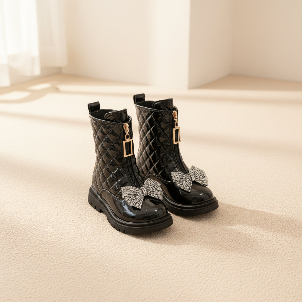 Midnight Charm Lace Boots