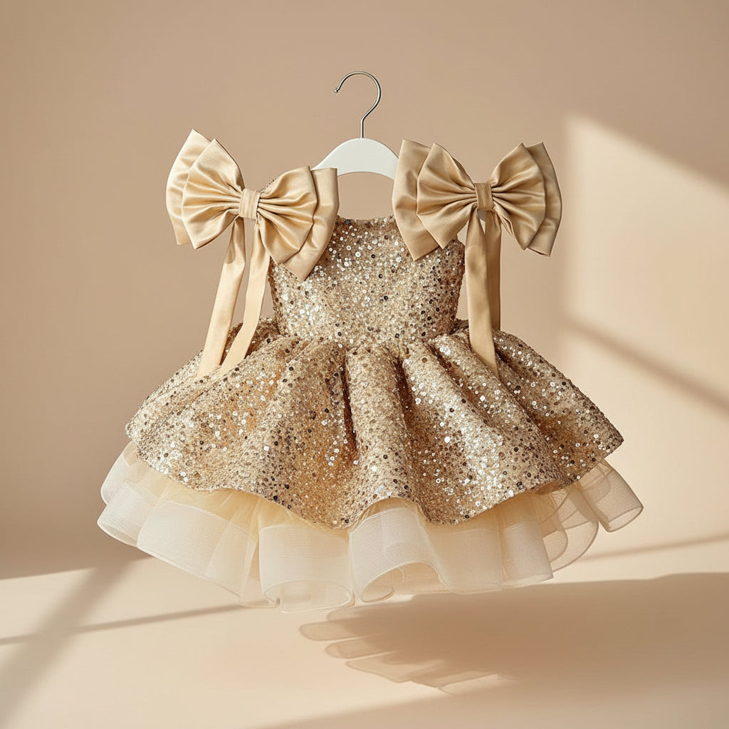 Rosalie Sparkle Bow Dress