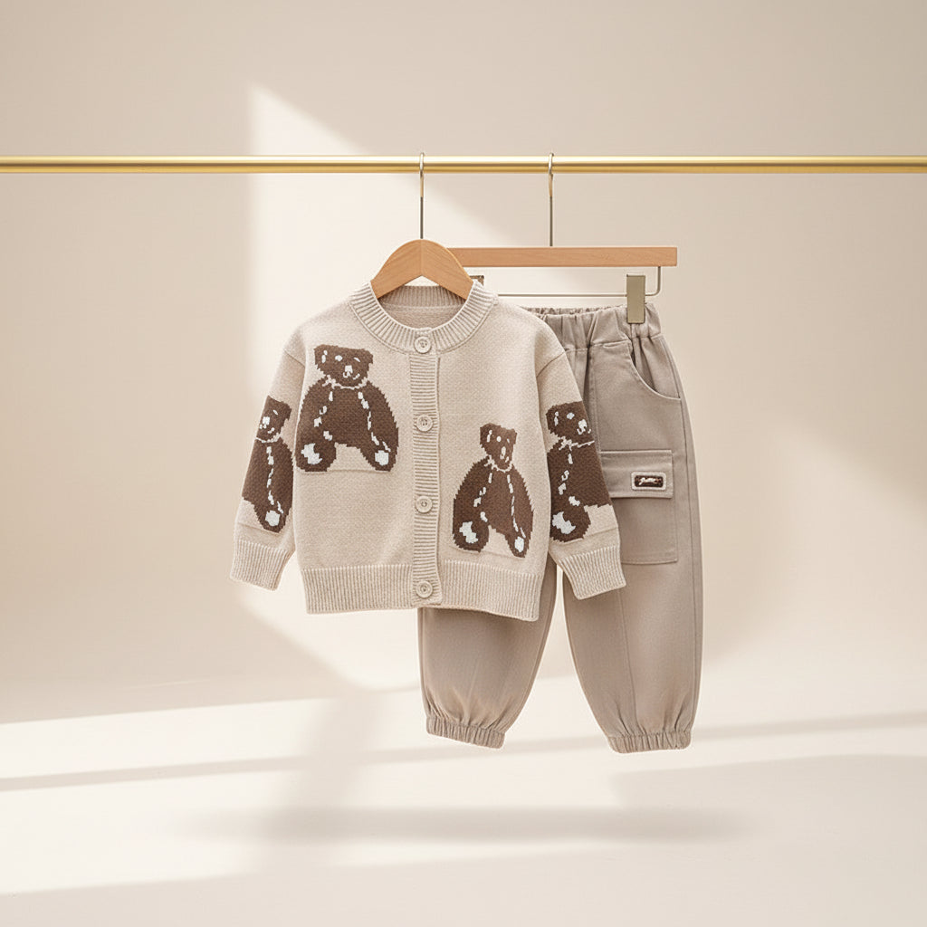 Cozy Cub 3-Piece Knit Set
