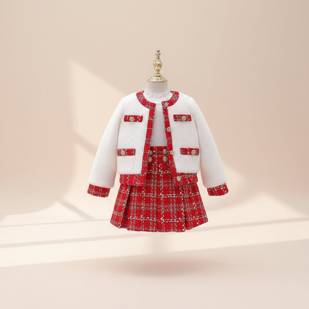 Noël Plaid Couture Set