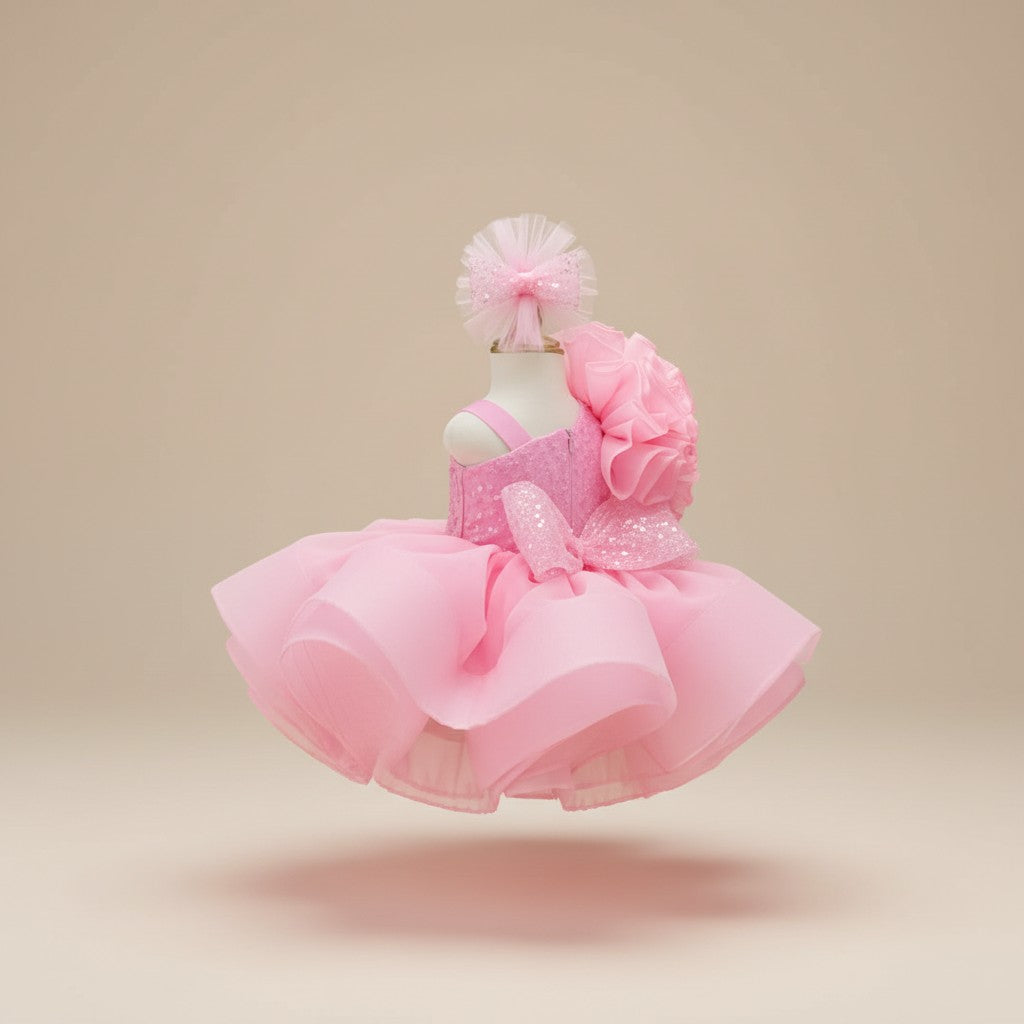 Blush Bloom Couture Dress